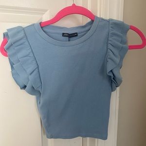 ‼️‼️SOLD‼️‼️Zara Ruffle top
